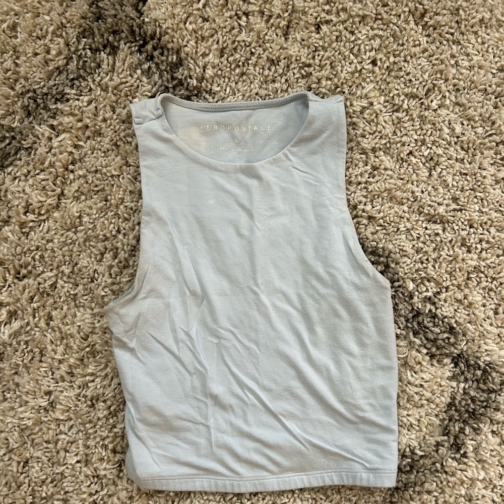 Aeropostale Women's light blue Tank Top